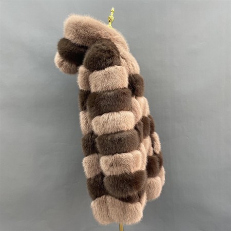 Faux Fox fur Coat Womens suppliers