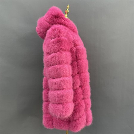Faux Fox fur Coat Womens high quality